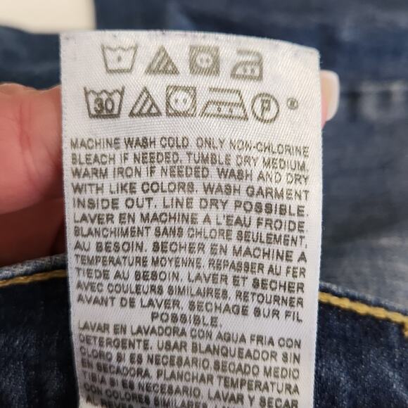 Levi's 515 Women's Med Wash Boot Cut Jeans Size 12 Zip Button Closure Western - Picture 9 of 11